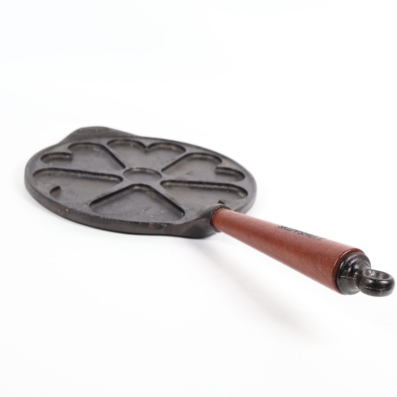 Närbild mot skaftet på plättjärnet