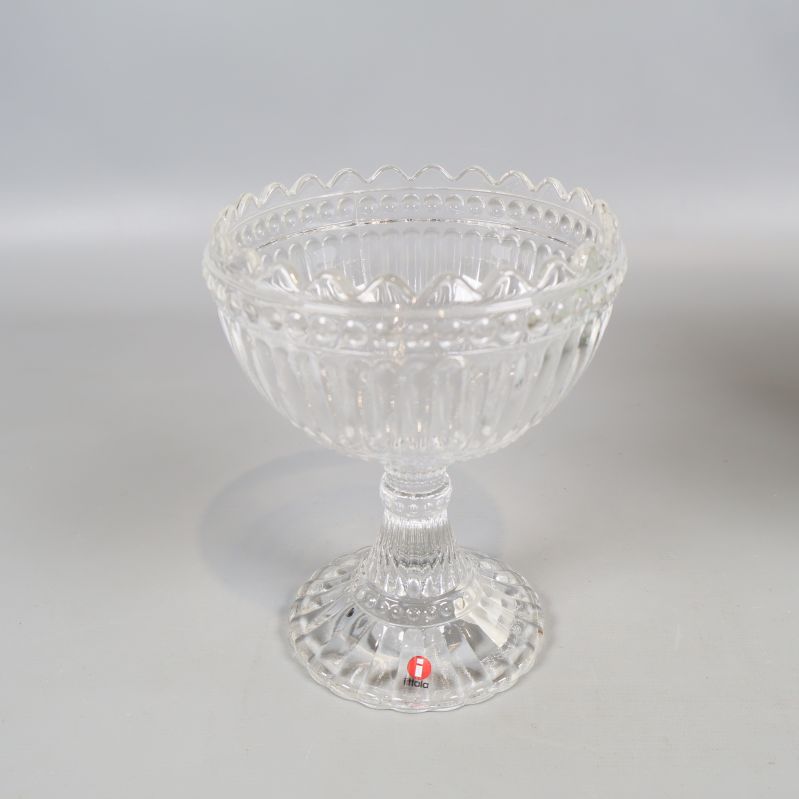 Närbild på klarglas Mariskooli på fot