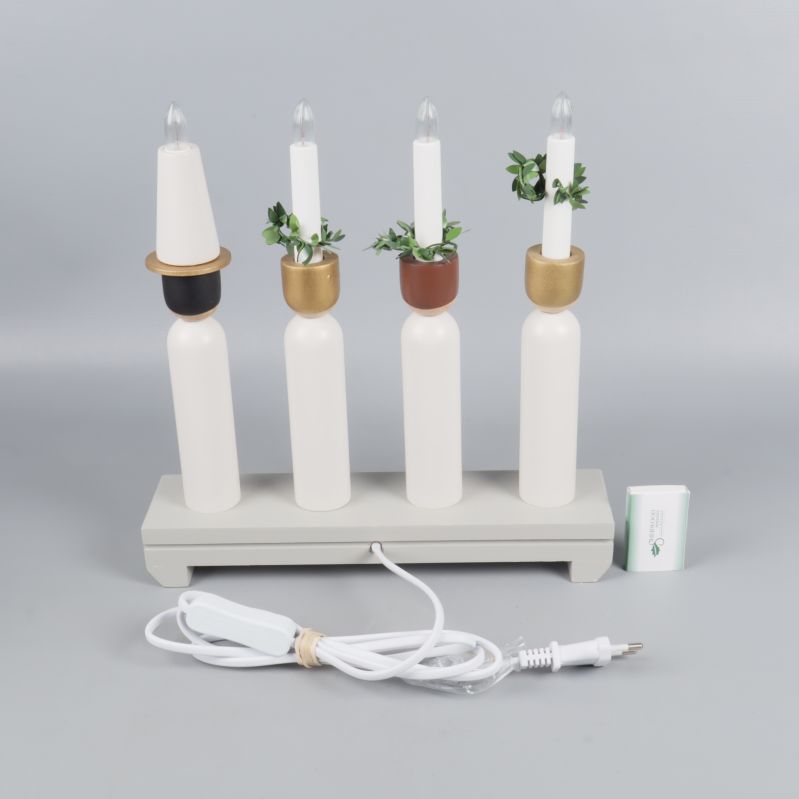 Ljusstake sedd bakifrån