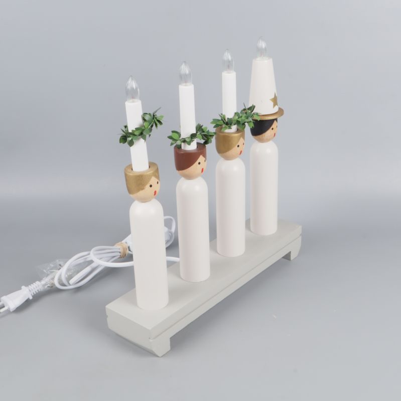 Ljusstake sedd från vänstra sidan