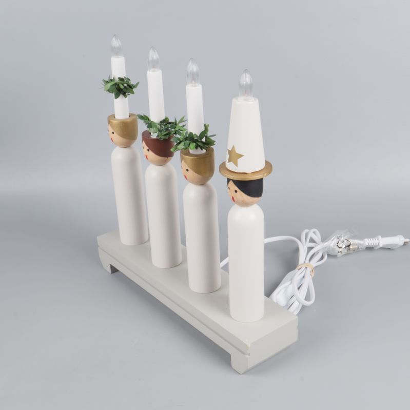 Ljusstake sedd från högra sidan