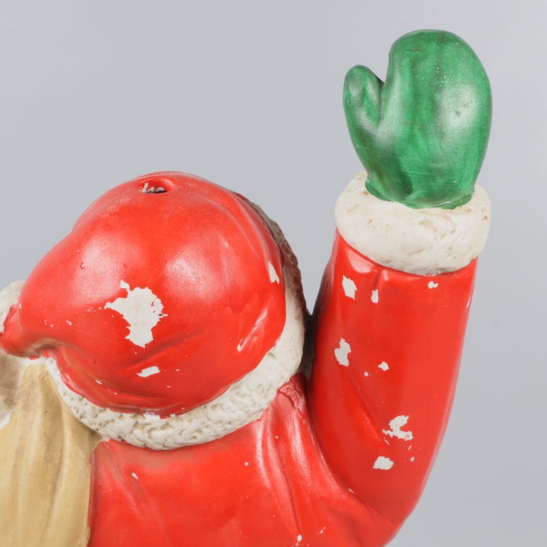 Närbild av färgbortfall 