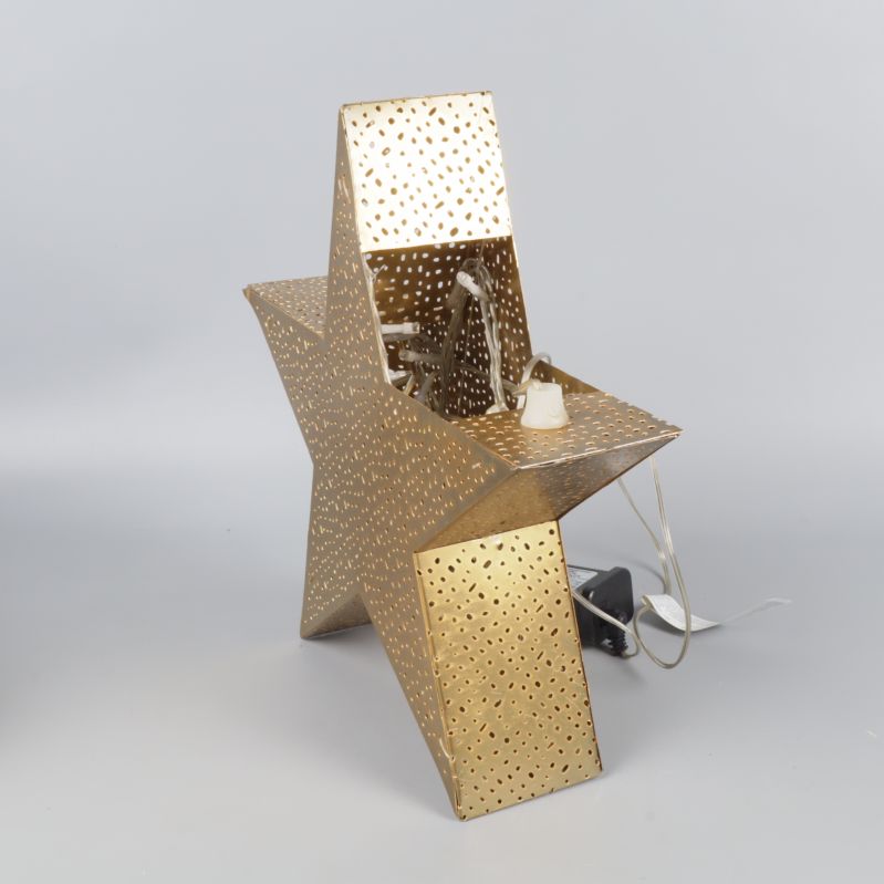 Baksidan av julstjärna med sladd