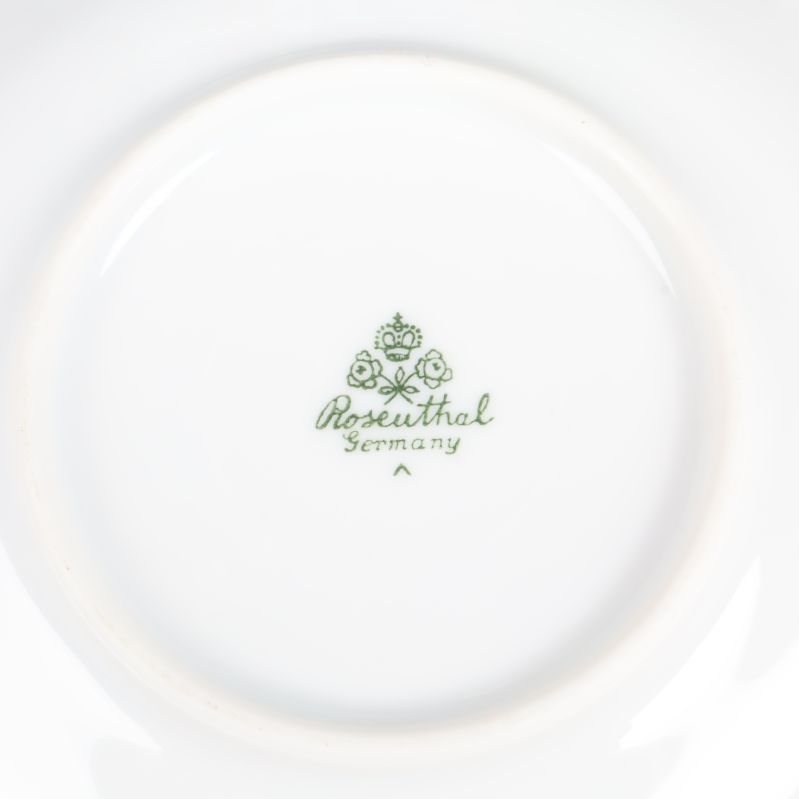 Stämpel under del med Rosenthal Germany-logotyp