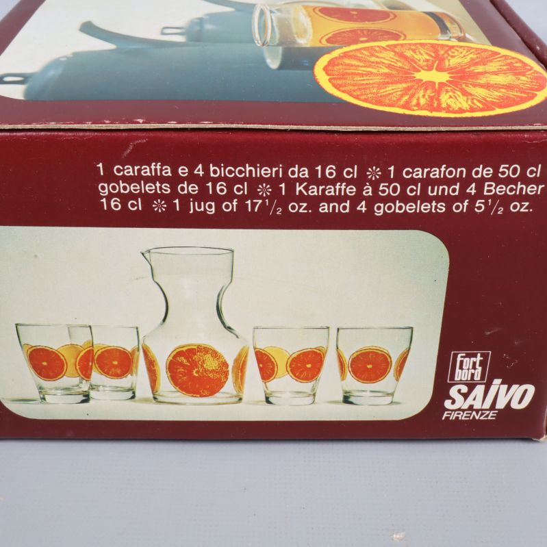 Närbild på originalkartongen till Orange Set från Saivo
