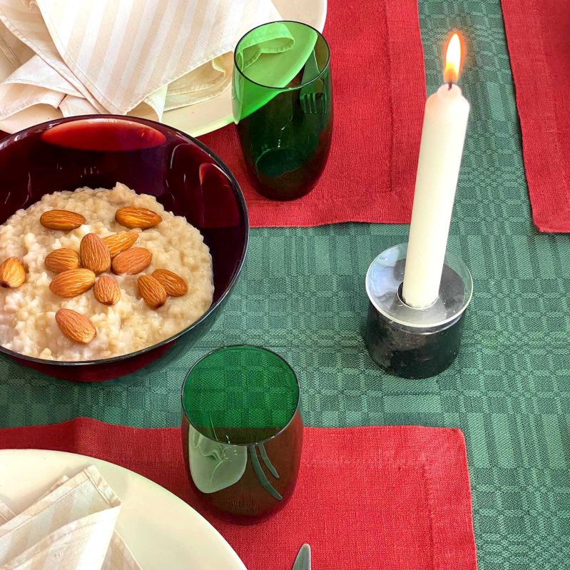 Röda linnetabletter miljöbild