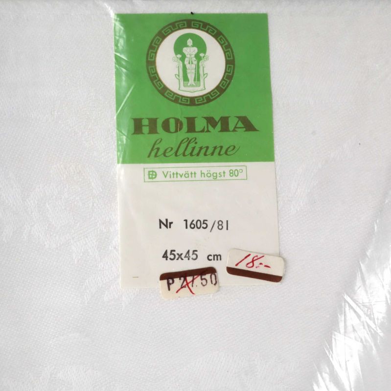 Etikett med produktinformation