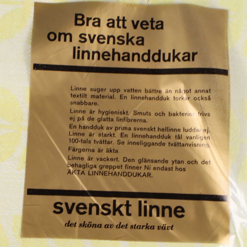 Fakta om svenskt linne