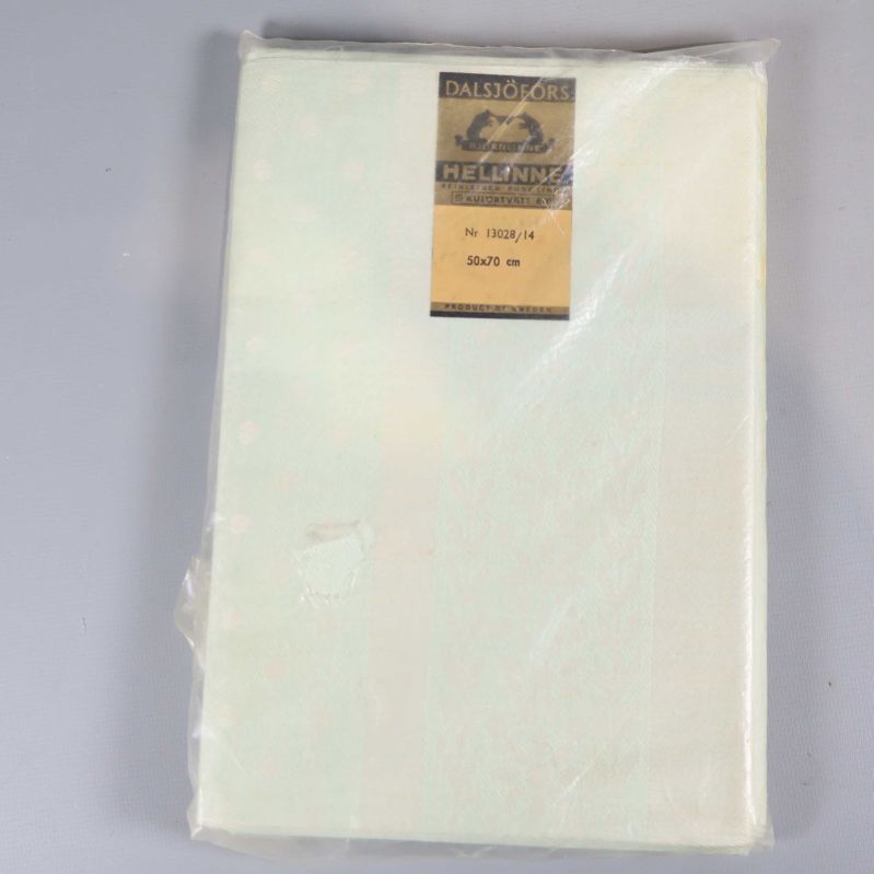 Framsida av Handduk med tydlig varumärkesetikett