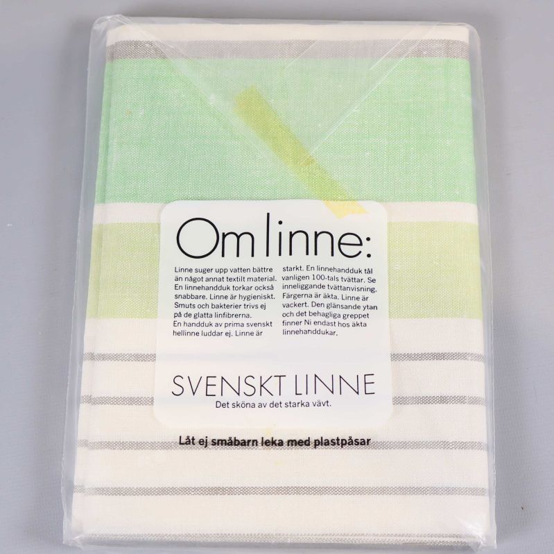 Information om linne på baksidan