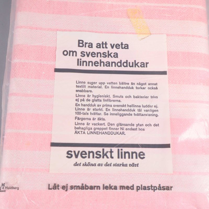 Skötselråd svenskt linne