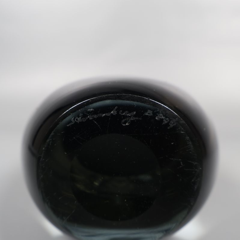 Signering Strömberg B894 under en av glasvaserna