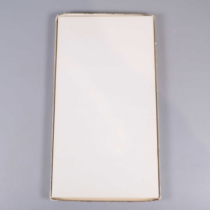 Baksidan av förpackningen till duken