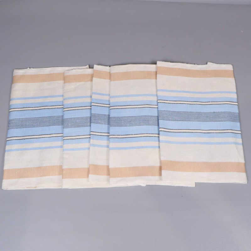 Fyra randiga kökshanddukar bredvid varandra