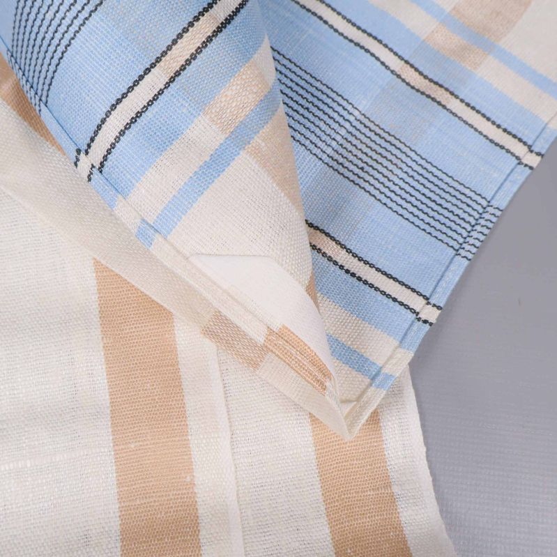 Hörn på kökshandduk med mönster och struktur