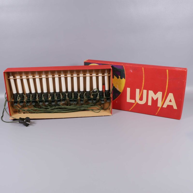 Julgransbelysning med vita lampor i originalförpackning från Luma