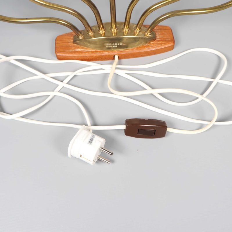 Elkabel, kontakt och strömbrytare till elektrisk ljusstake