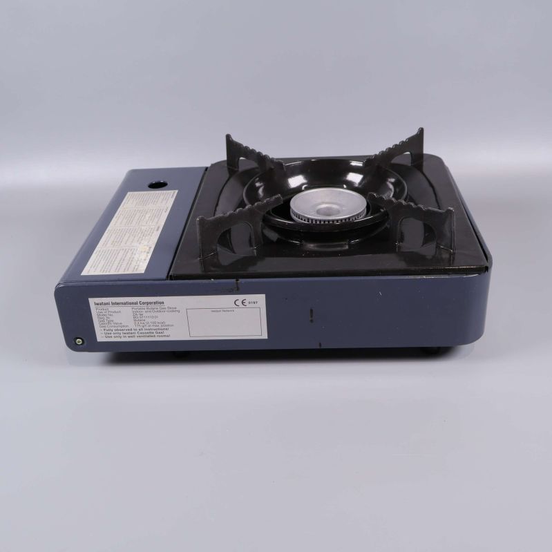 Gasspis sedd från sidan med etiketter synliga