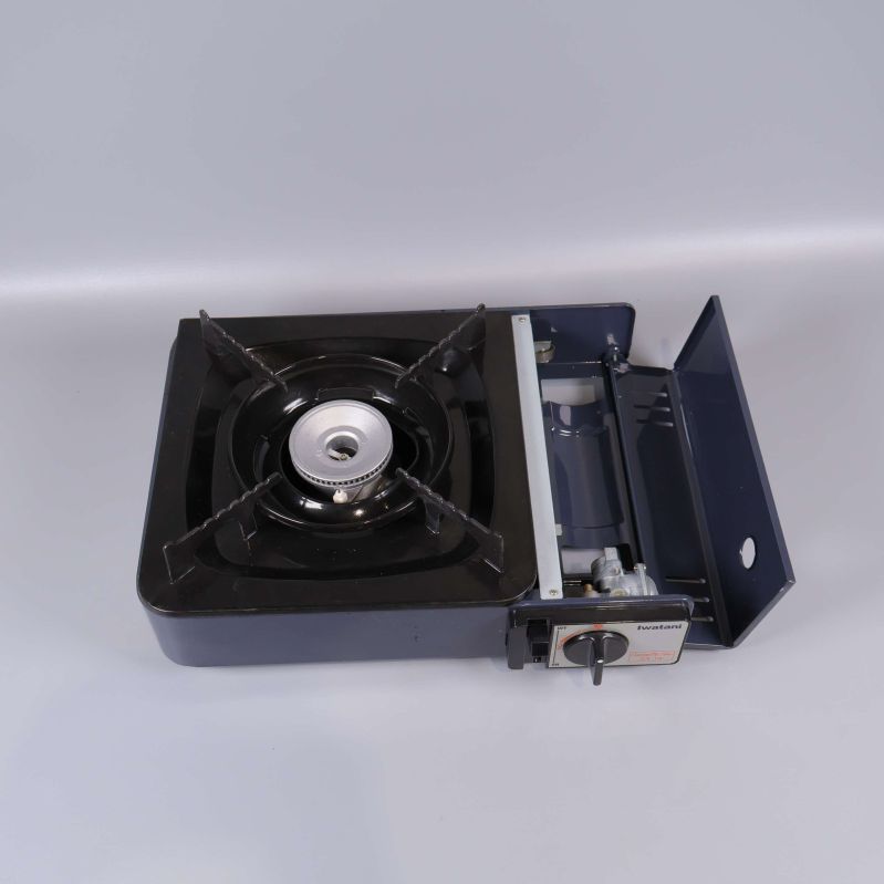 Öppen spis visar plats för gaspatron