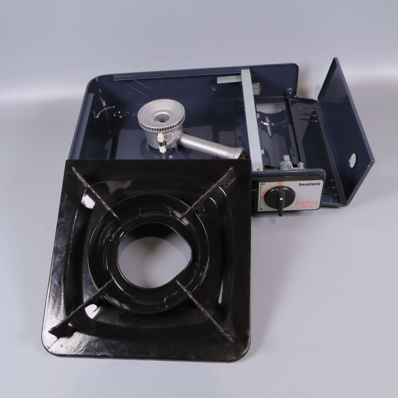 Gasspis med avlyftbar kokplatta synlig