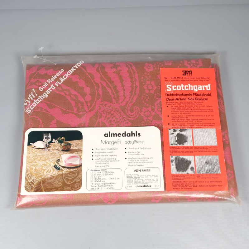 Duken i förpackning från almedahls med Scotchgard etikett