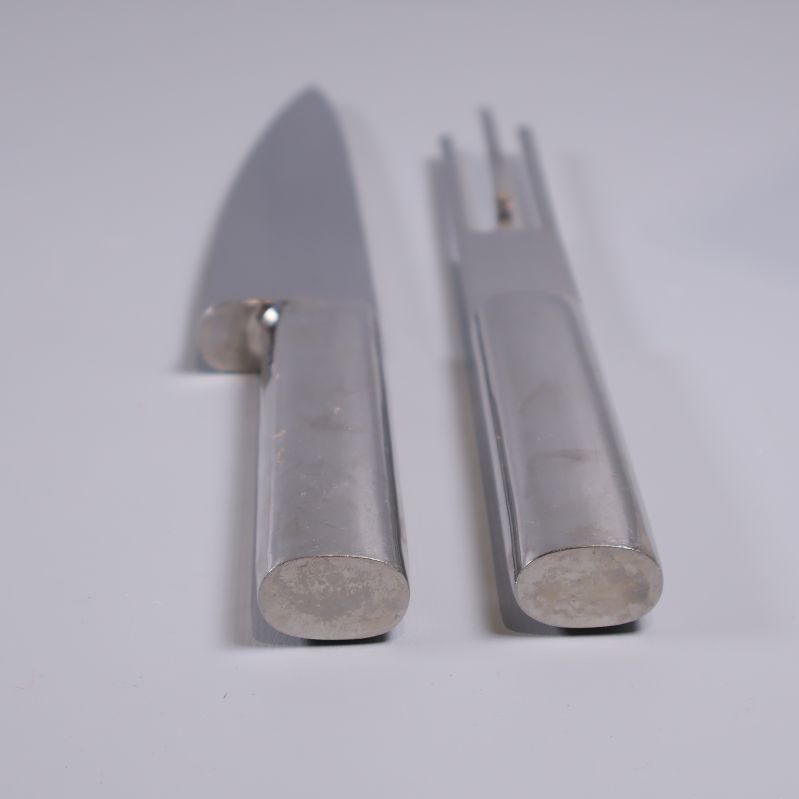 Trancherset med rundade ändar på handtagen