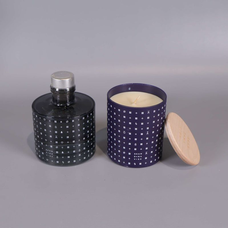 HAV doftljus öppet och doftpinnaflaska