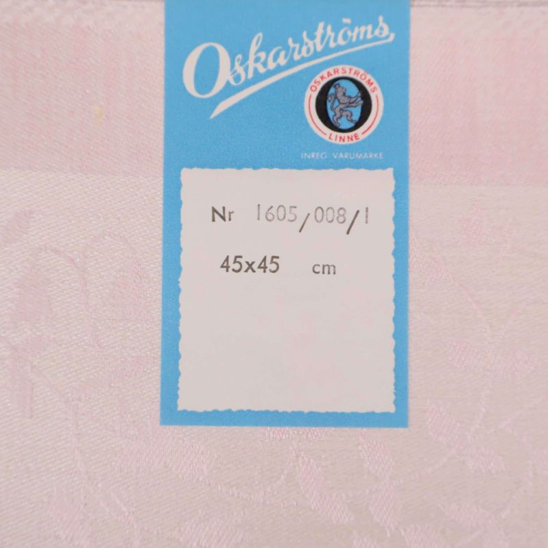 Detalj av blommönster på duken