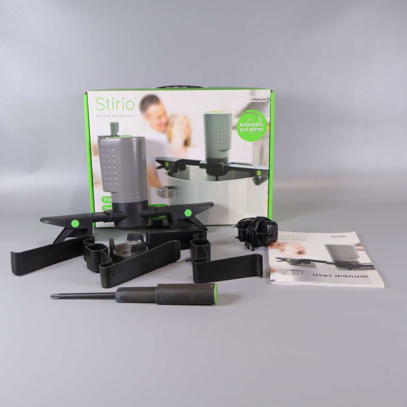 Automatisk omrörare med tillbehör och originalförpackning