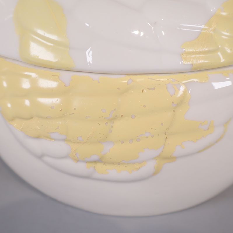 Närbild på färgbortfall 