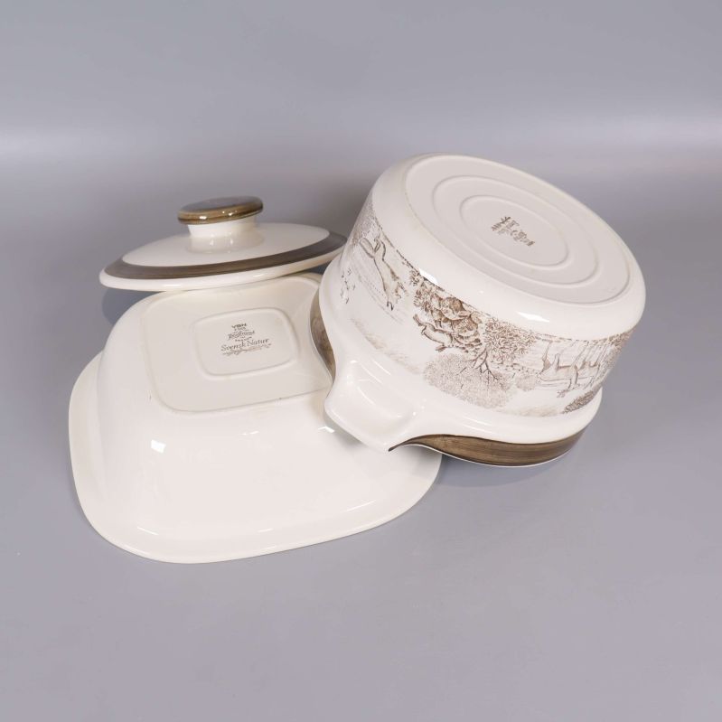 Bottensignatur med Rörstrand och Svensk Natur