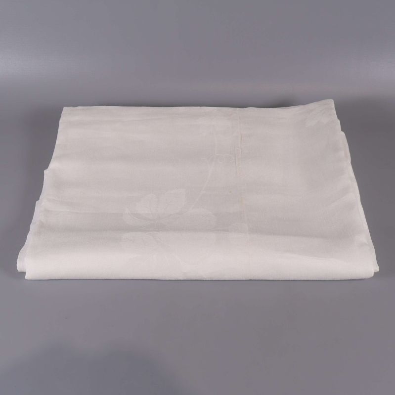 Sammanslagen vit duk på grå bakgrund