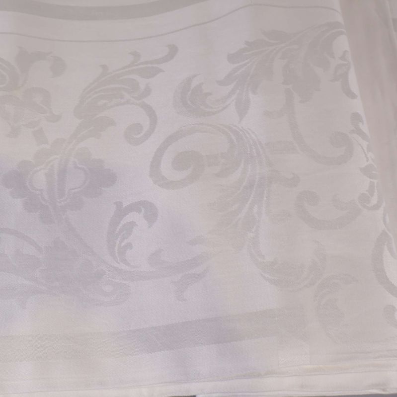  Närbild av mönster på duk 