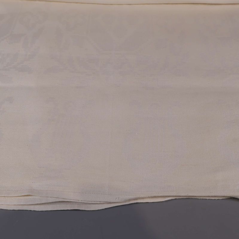 Närbild på textilmönster och struktur i duk