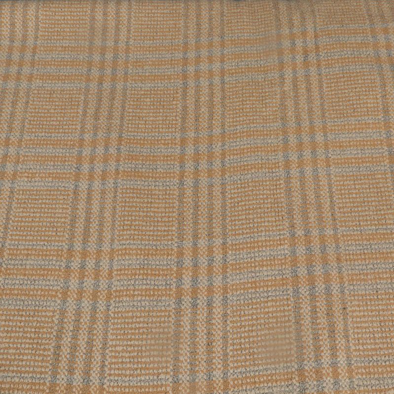 Närbild av rutigt tygmönster och vävd struktur
