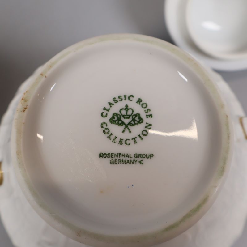 Sockerskål märkning Classic Rose Collection Rosenthal Germany