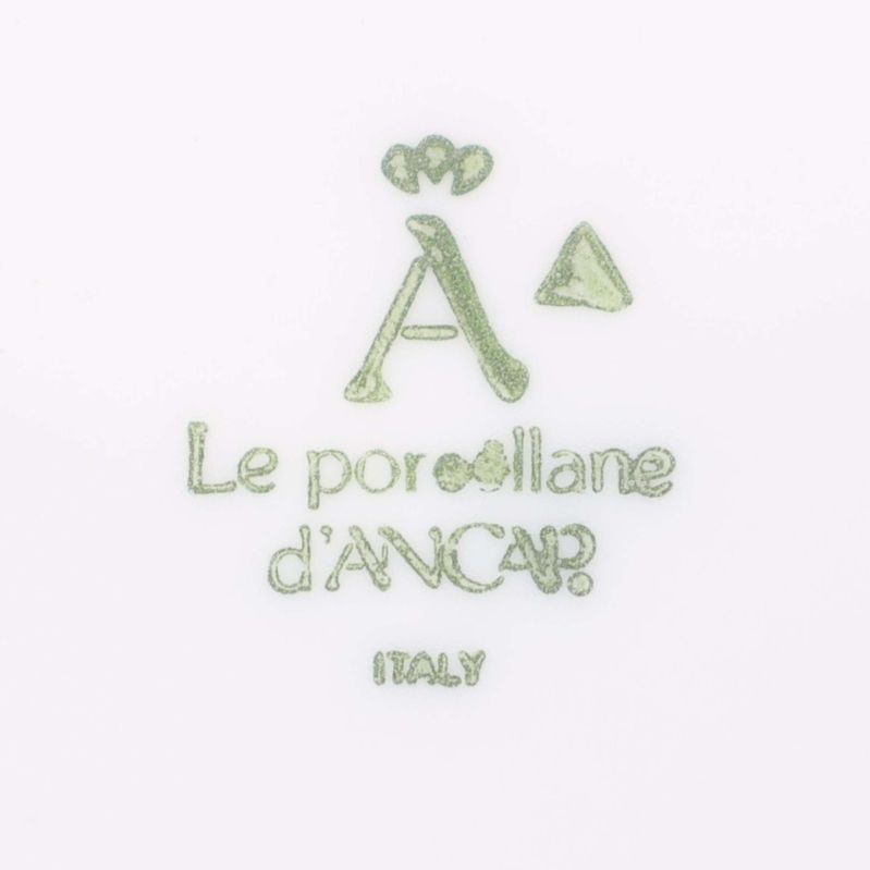 Stämpel Le porcellane d'ANCAP Italy tydligt
