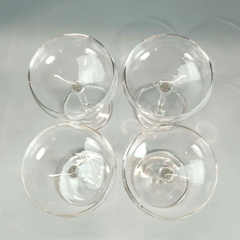 Vy av glas ovanifrån 
