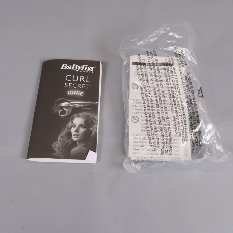 Manual och instruktionsbok med Babyliss Curl Secret-tryck