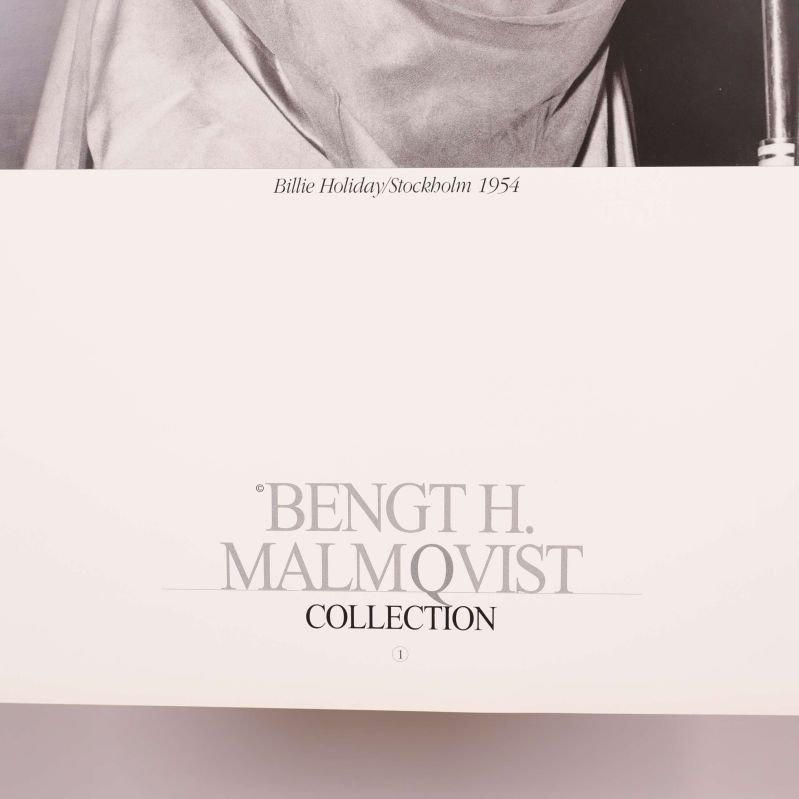 Text närbild Bengt H Malmkvist Collection på affisch