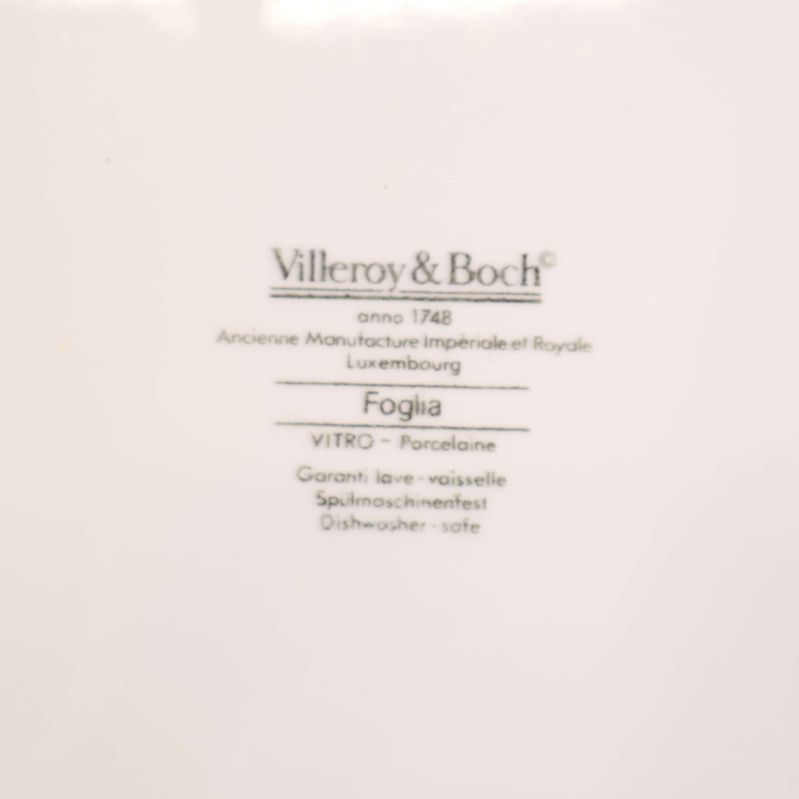 Närbild på texten Villeroy & Boch Foglia