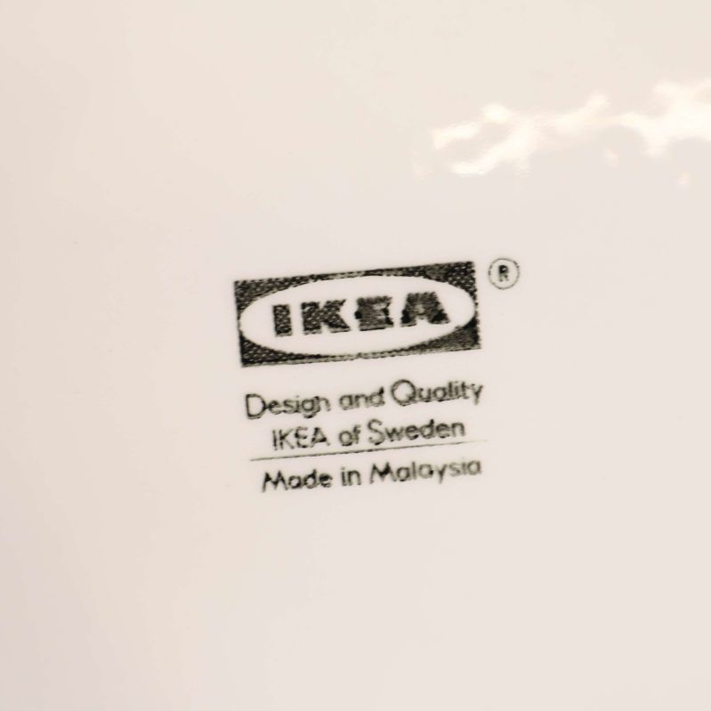 Detaljbild på Ikea-märkning