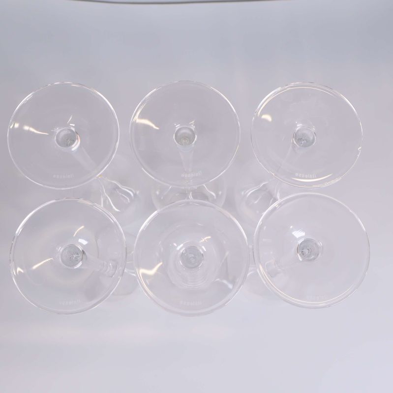 Botten av champagneglas