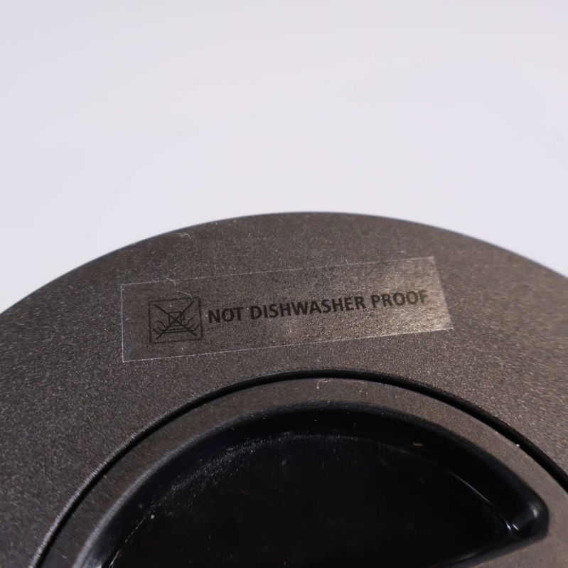 Lock till termoskanna med text not dishwasher proof