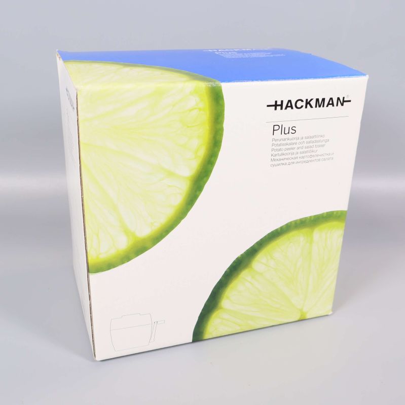 Hackman Plus salladsslunga förpackning från vinklad vy