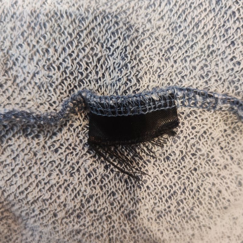 Närbild av tröjans innermaterial