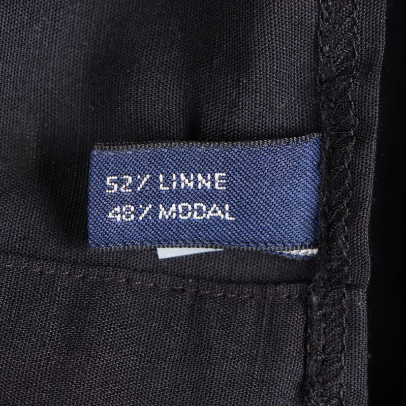 Etikett visar materialet: linne och modal