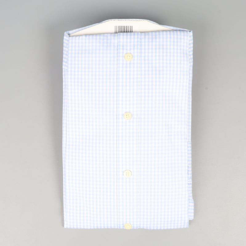 Vikt rutig skjorta Vikt ljusblå rutig skjorta