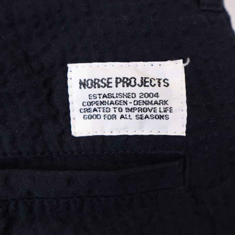 Logotyp av Norse Projects på etikett