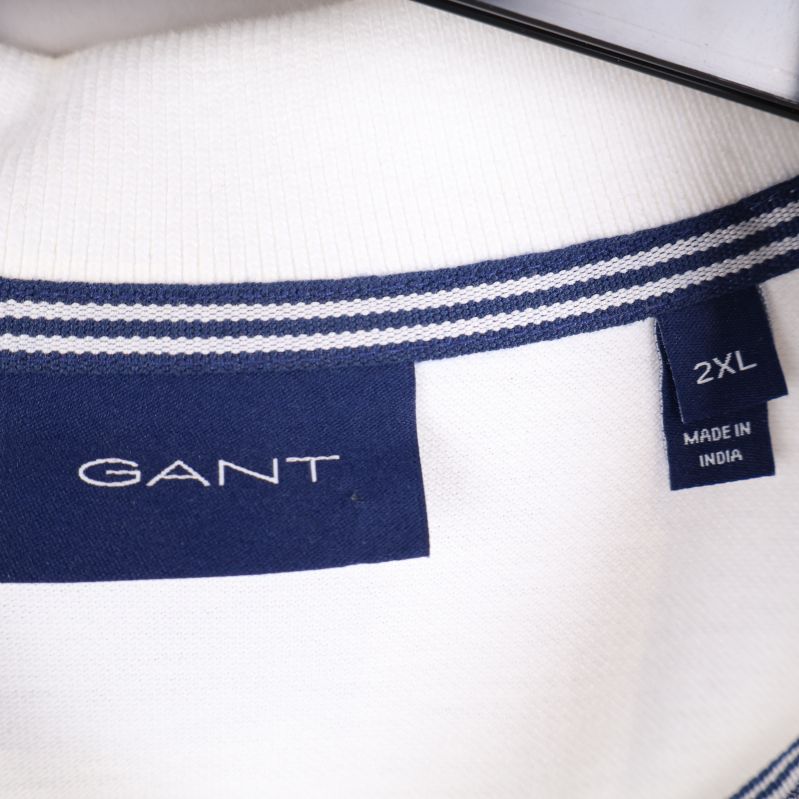 GANT etikett och 2XL storlek på kragen
